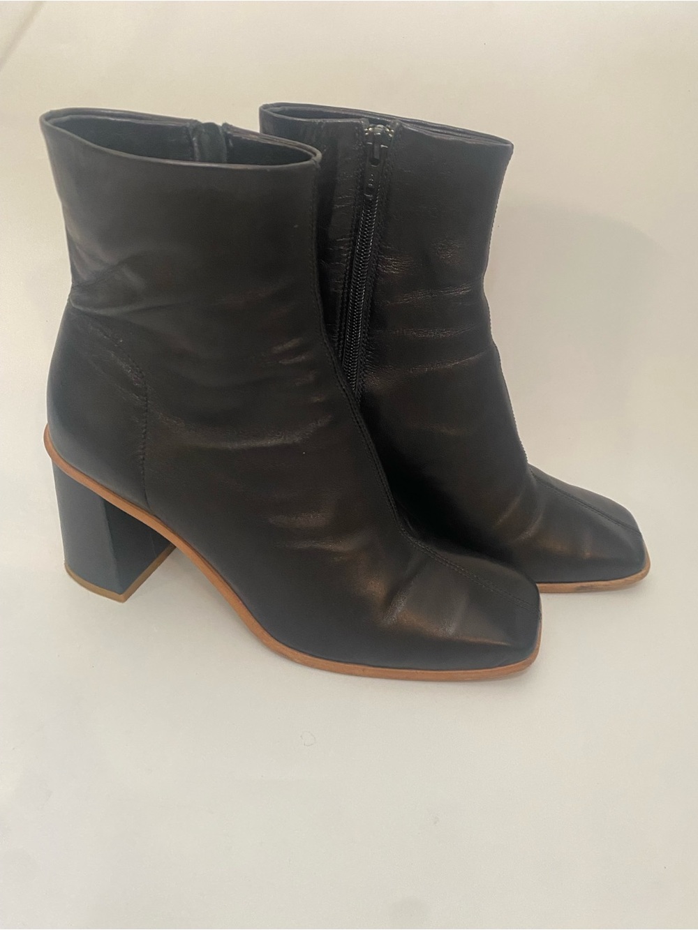 FREE PEOPLE Sienna Square Toe Ankle Boots - Picture 3 of 7